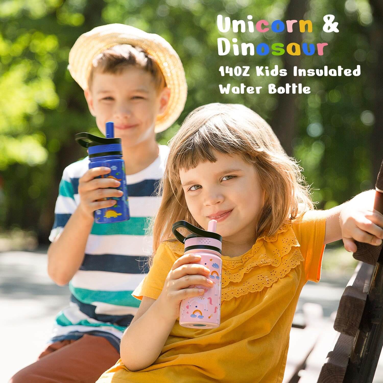 2 Pack Kids Water Bottle - Image 8