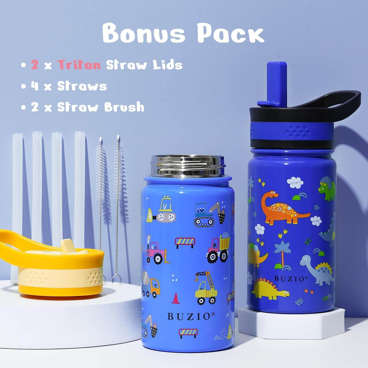 2 Pack Kids Water Bottle - Image 3
