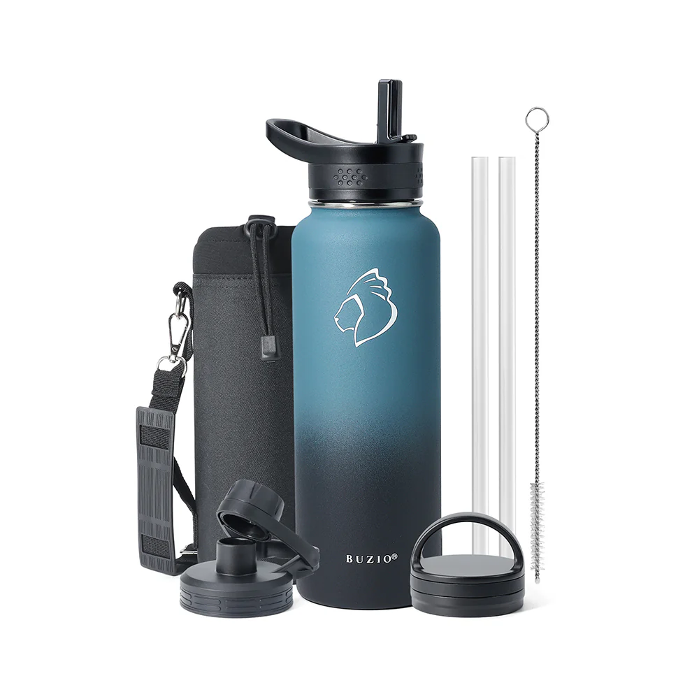 Trio Series Water Bottle with 3 Lids | 40oz - Image 6