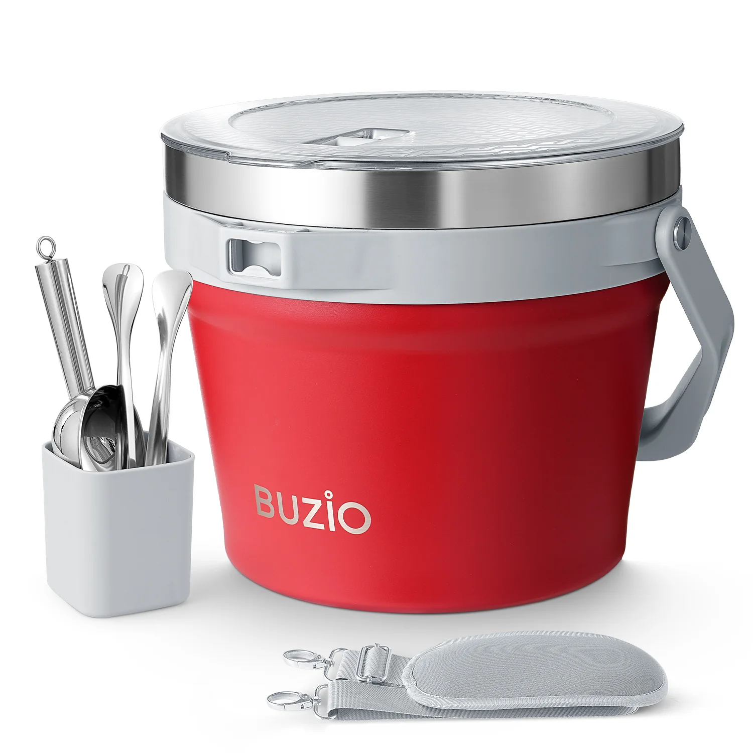 7.4 Qt/7 L Insulated Ice Bucket with Lid and Scoop & Tongs for Parties - Image 32
