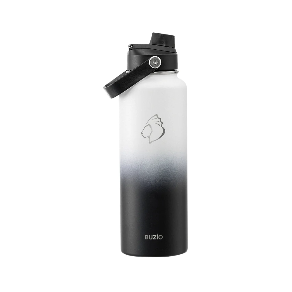 Insulated Water Bottle with 2 Lids | 40oz | Day & Night - Image 3