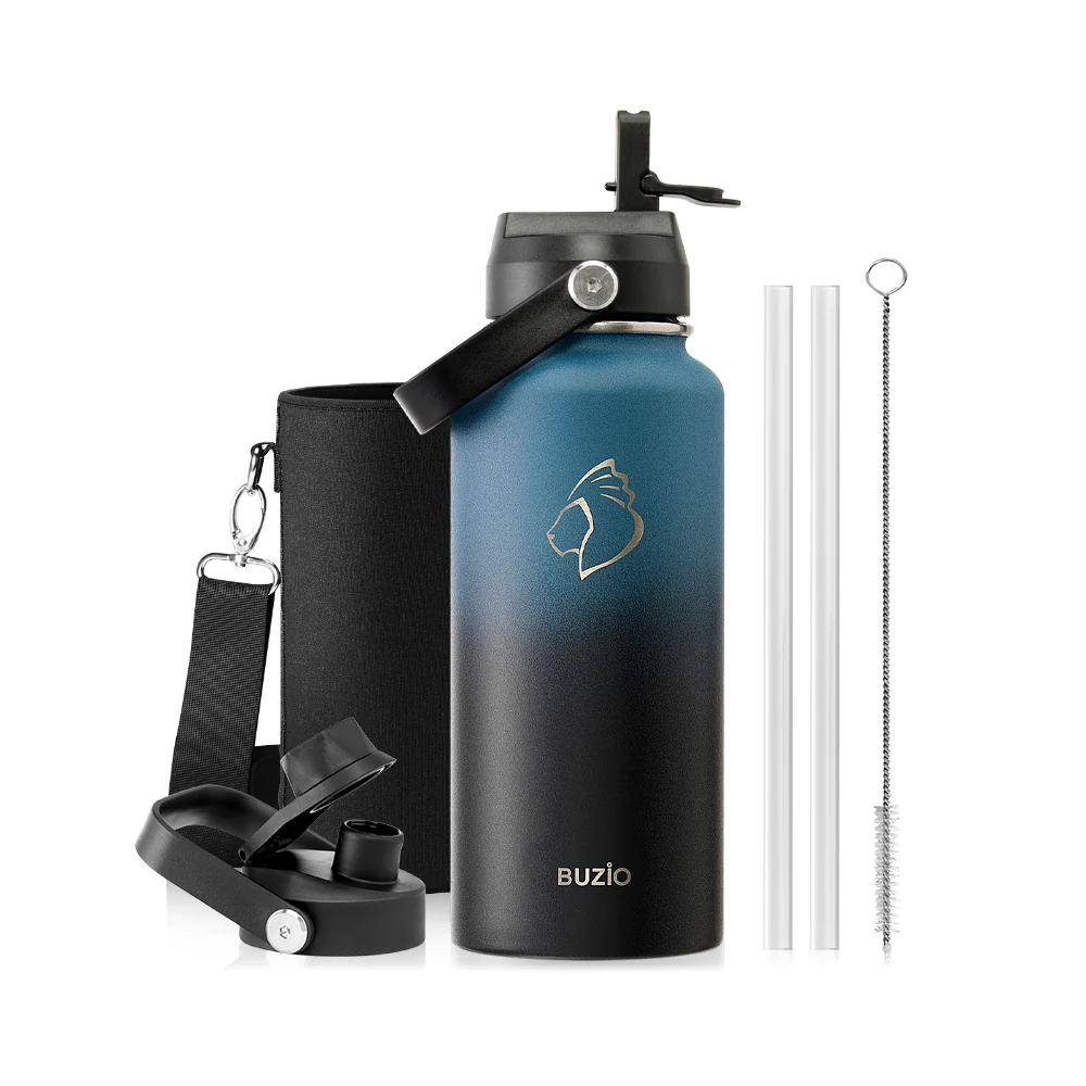 Duet Series Insulated Water Bottles with 2 Lids | 24oz- 128oz - Image 12