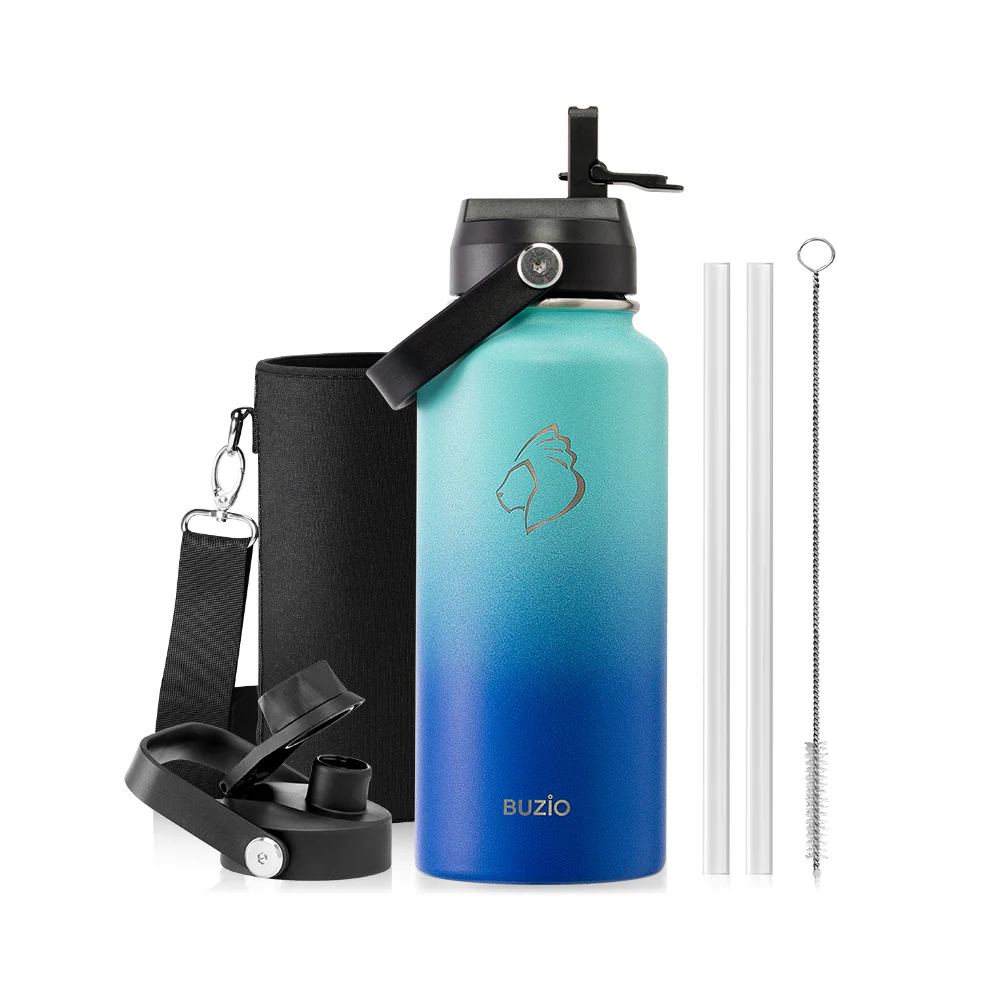 Duet Series Insulated Water Bottles with 2 Lids | 24oz- 128oz - Image 13