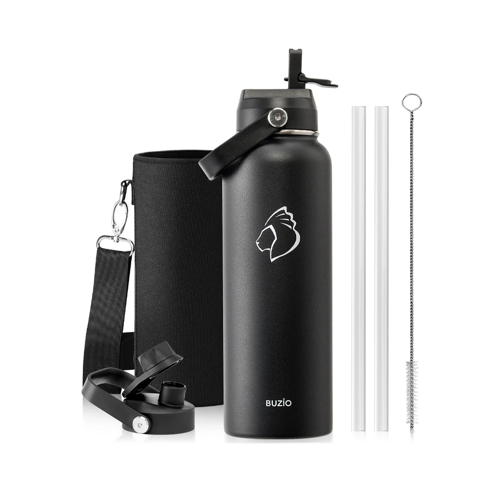 Duet Series Water Bottles with 2 Lids | 40oz - Image 13