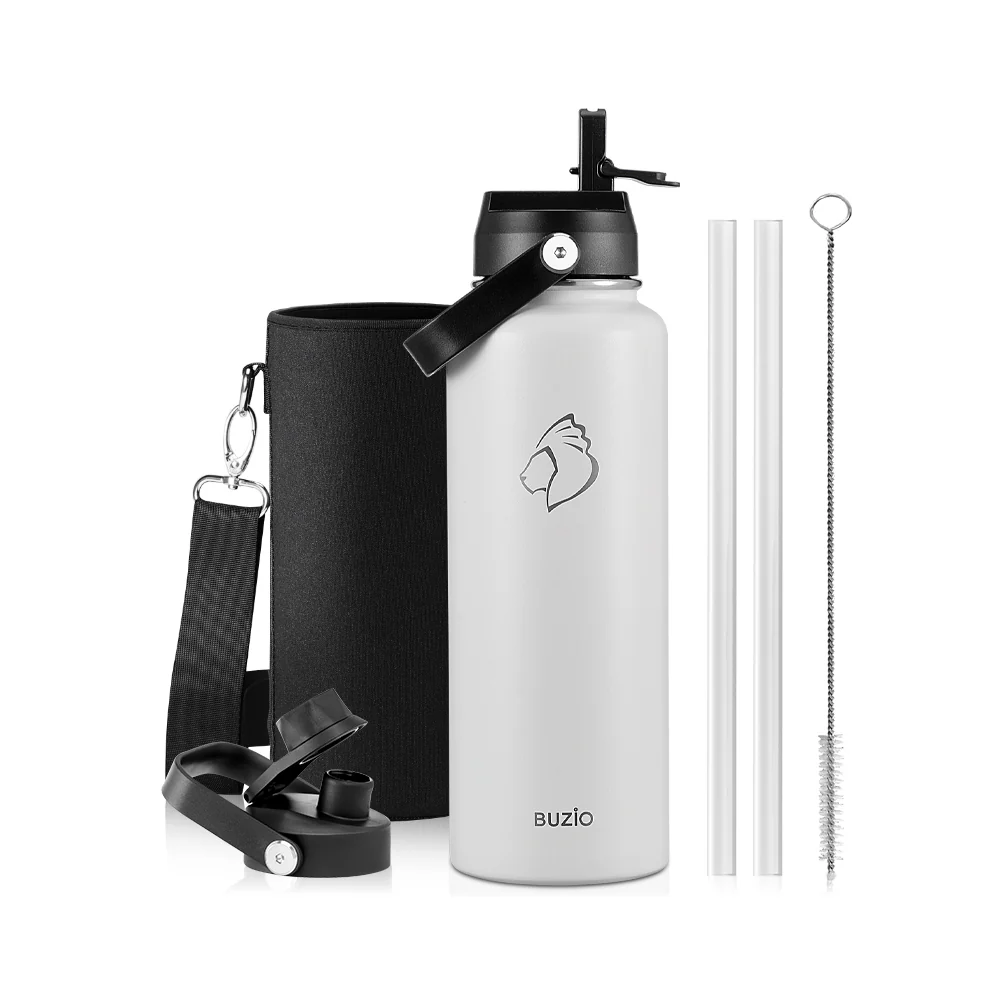 Duet Series Water Bottles with 2 Lids | 40oz - Image 23