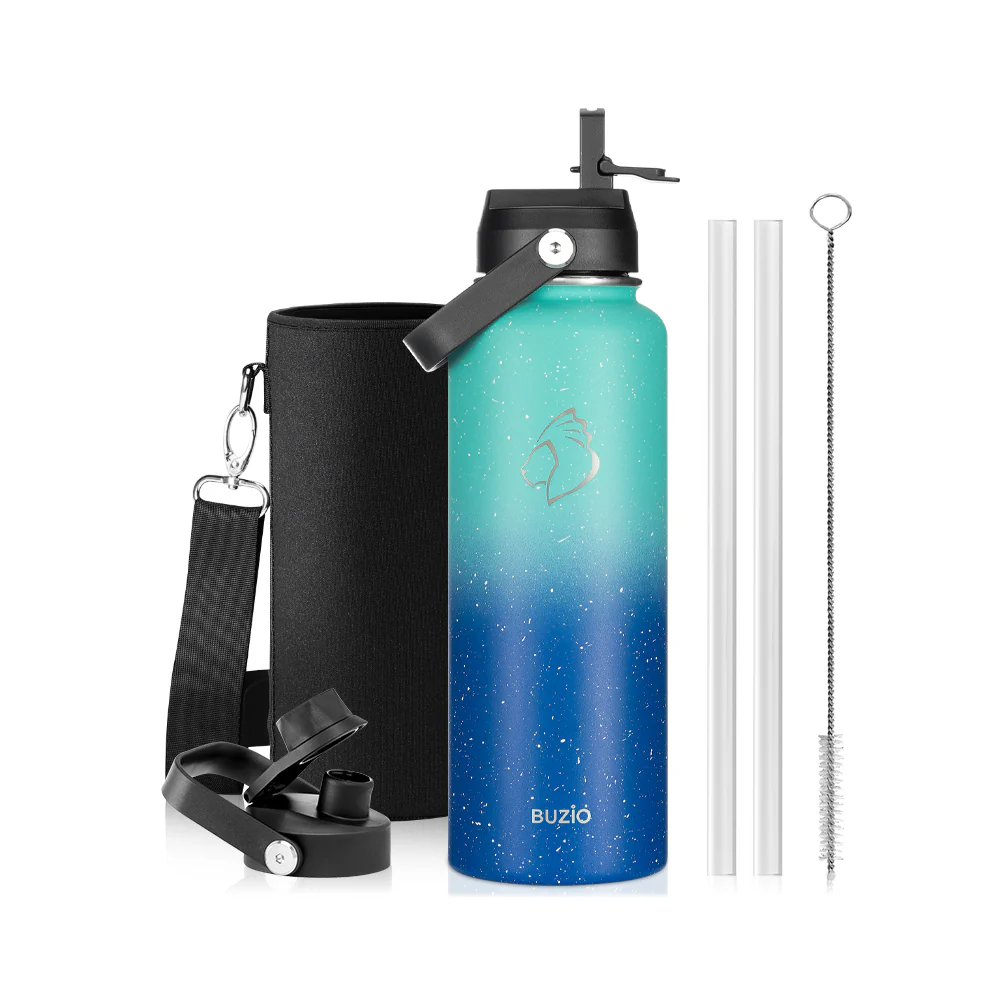 Duet Series Insulated Water Bottles with 2 Lids | 24oz- 128oz - Image 46