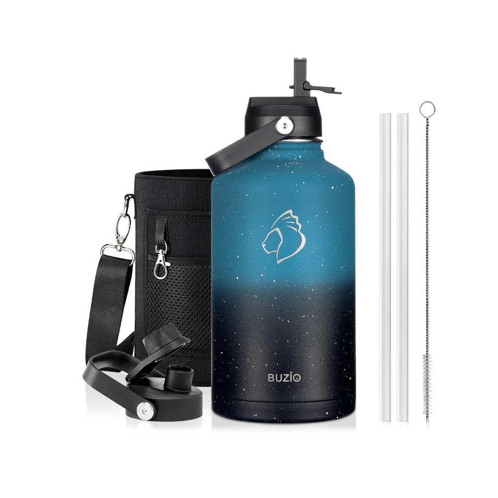 Insulated Water Bottles with 2 Lids | 24oz - 128oz - Image 92