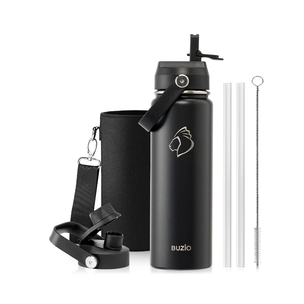 Duet Series Water Bottles with 2 Lids | 24oz - Image 12