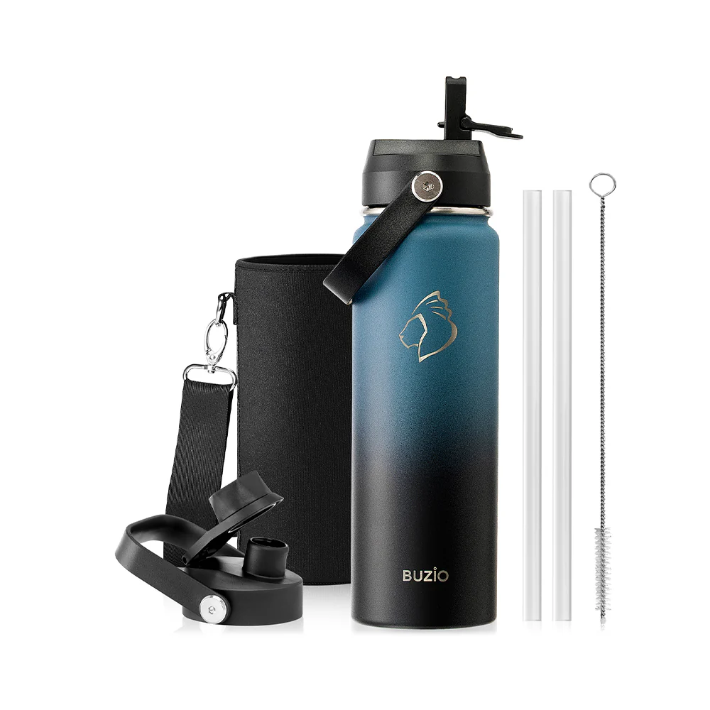 Duet Series Water Bottles with 2 Lids | 24oz - Image 13