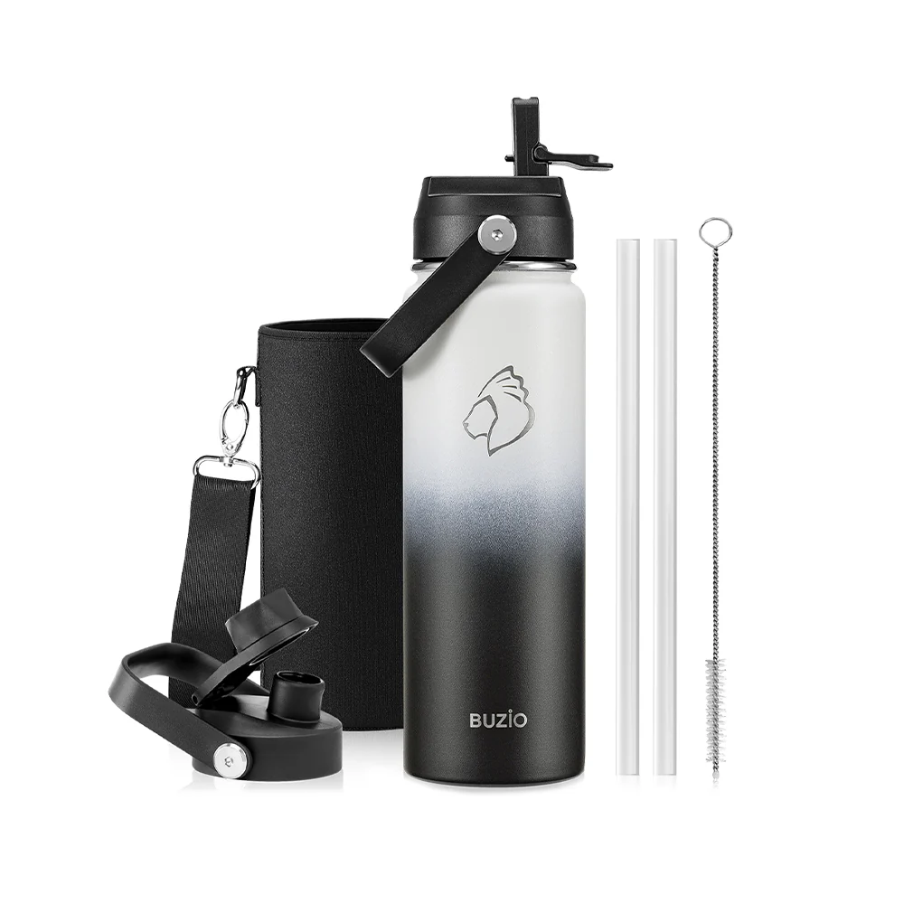 Duet Series Water Bottles with 2 Lids | 24oz - Image 15