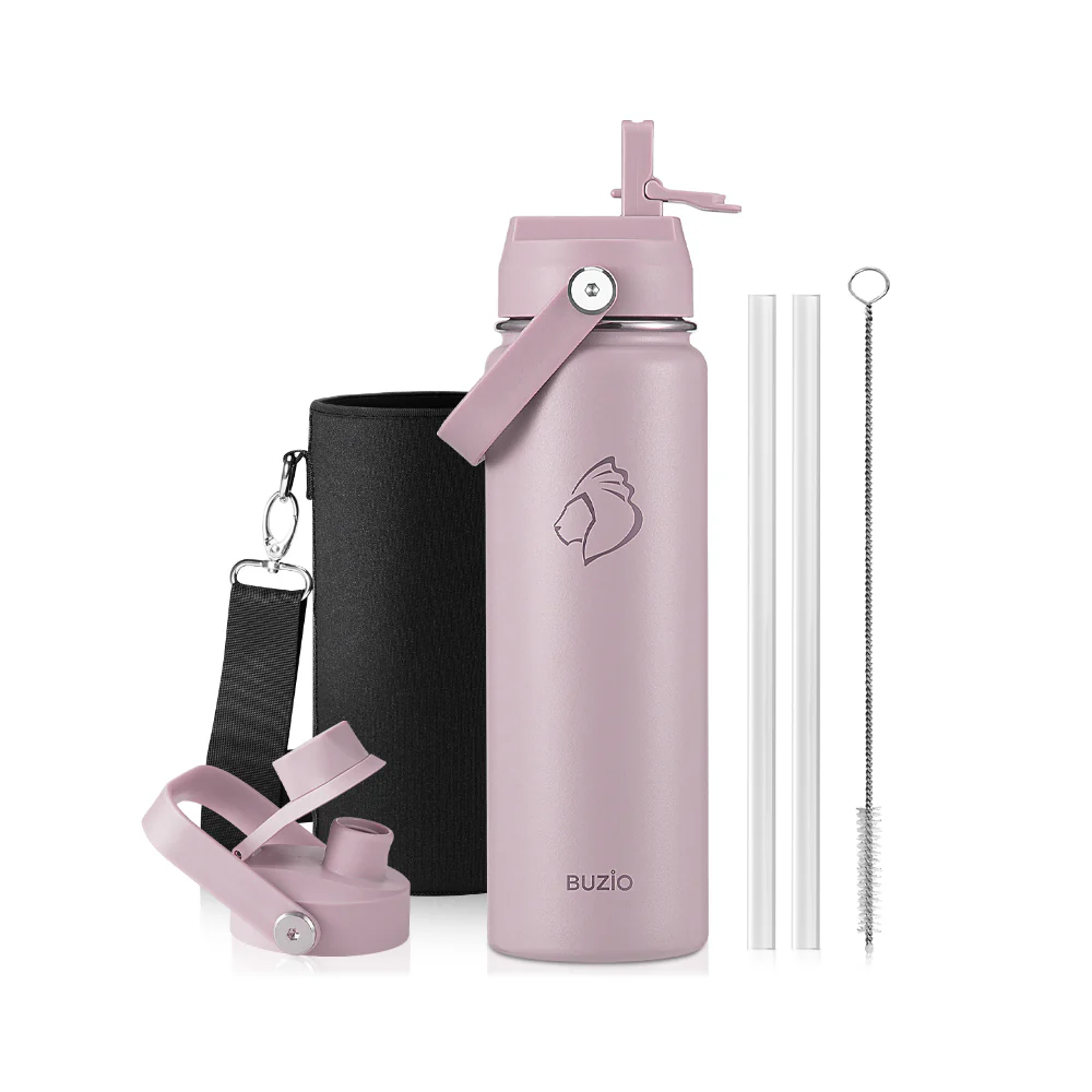 Duet Series Water Bottles with 2 Lids | 24oz - Image 16