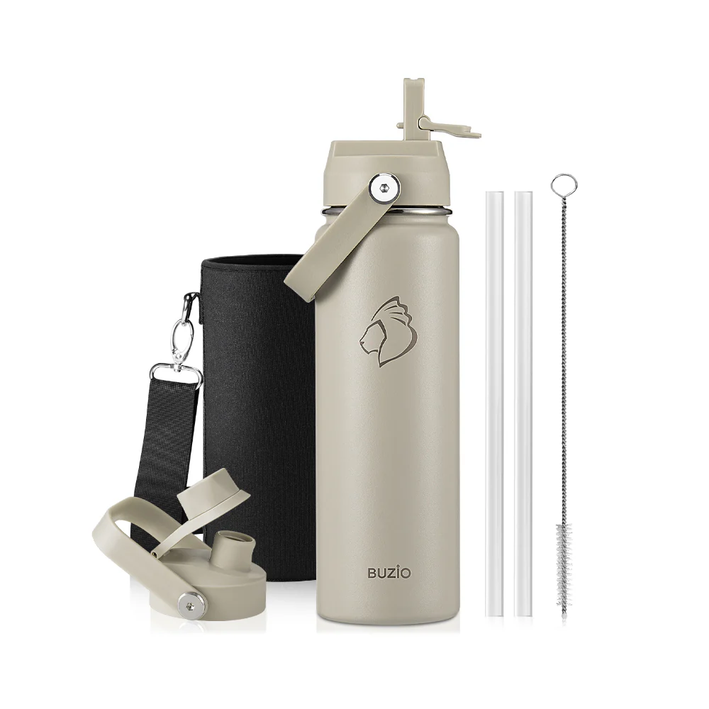 Duet Series Water Bottles with 2 Lids | 24oz - Image 20