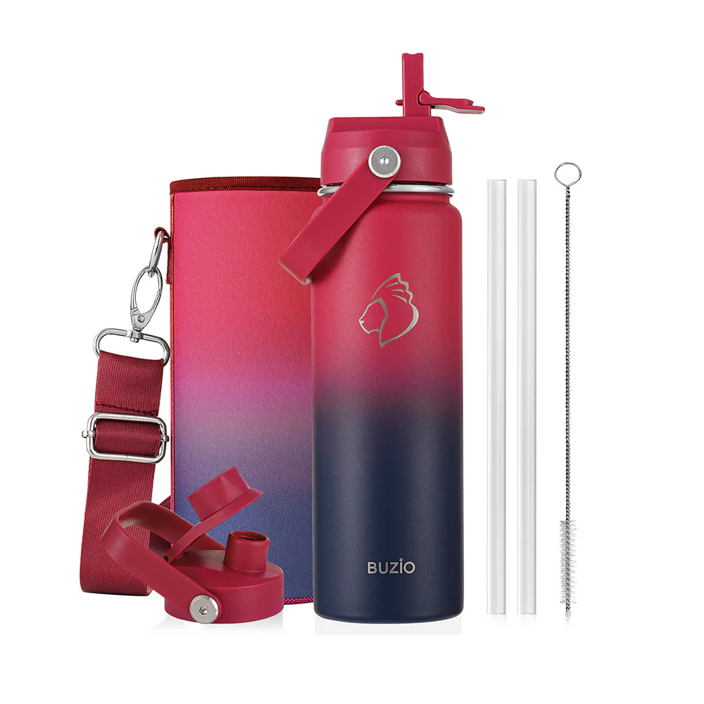 Duet Series Water Bottles with 2 Lids | 24oz - Image 26