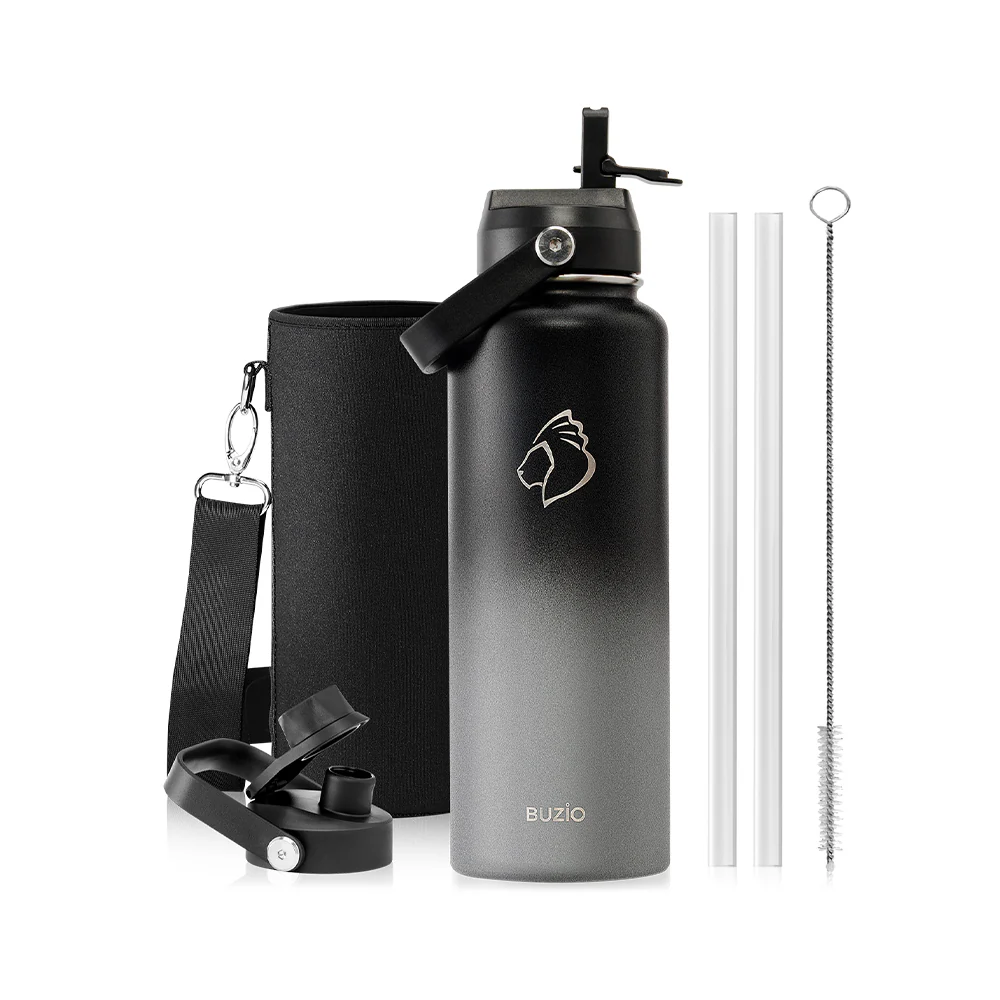 Insulated Water Bottles with 2 Lids | 24oz - 128oz - Image 13