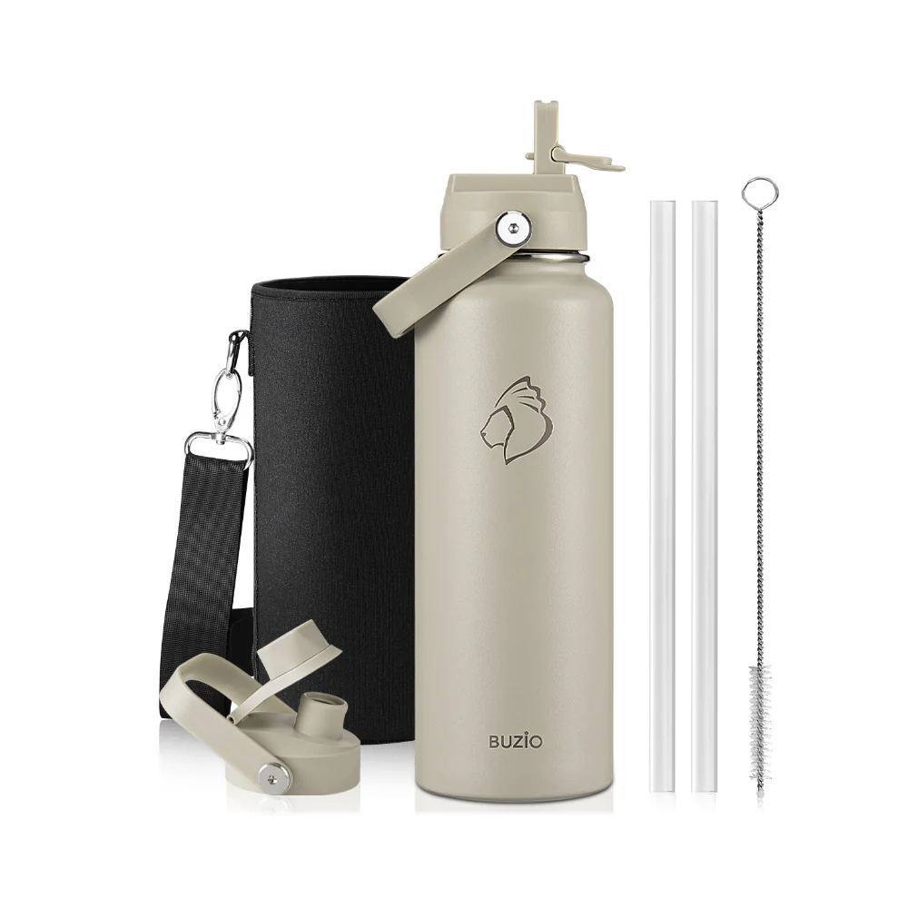 Insulated Water Bottles with 2 Lids | 24oz - 128oz - Image 20