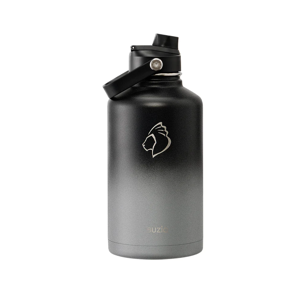 Insulated Water Bottle With 2 Lids | 64oz | Shadow - Image 3