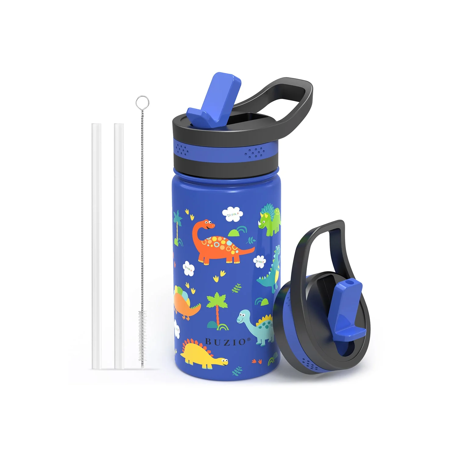 Insulated Water Bottle with Straw Lid for Kids | 14oz - Image 5