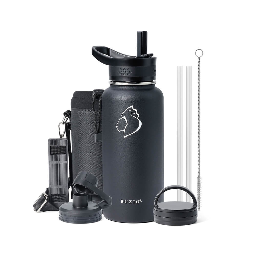 Trio Series Water Bottle with 3 Lids | 32oz - Image 8