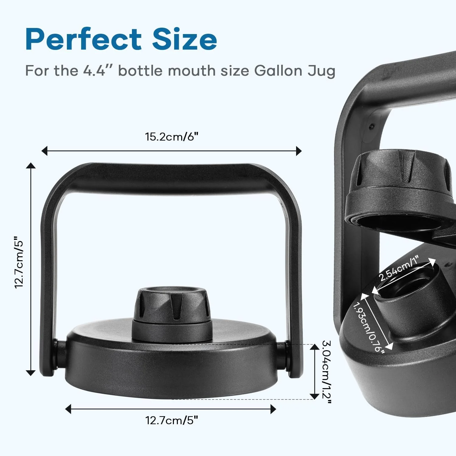 Replacement Spout Lid for 4.4" Wide Mouth 256oz Gallon Jugs - Image 3