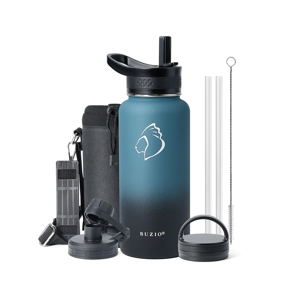 Trio Series Insulated Water Bottle with 3 Lids | 32oz - Image 7