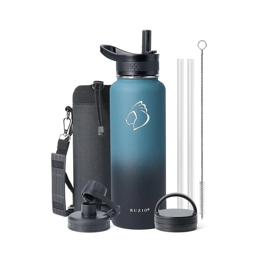 Trio Series Insulated Water Bottle with 3 Lids | 40oz - Image 6