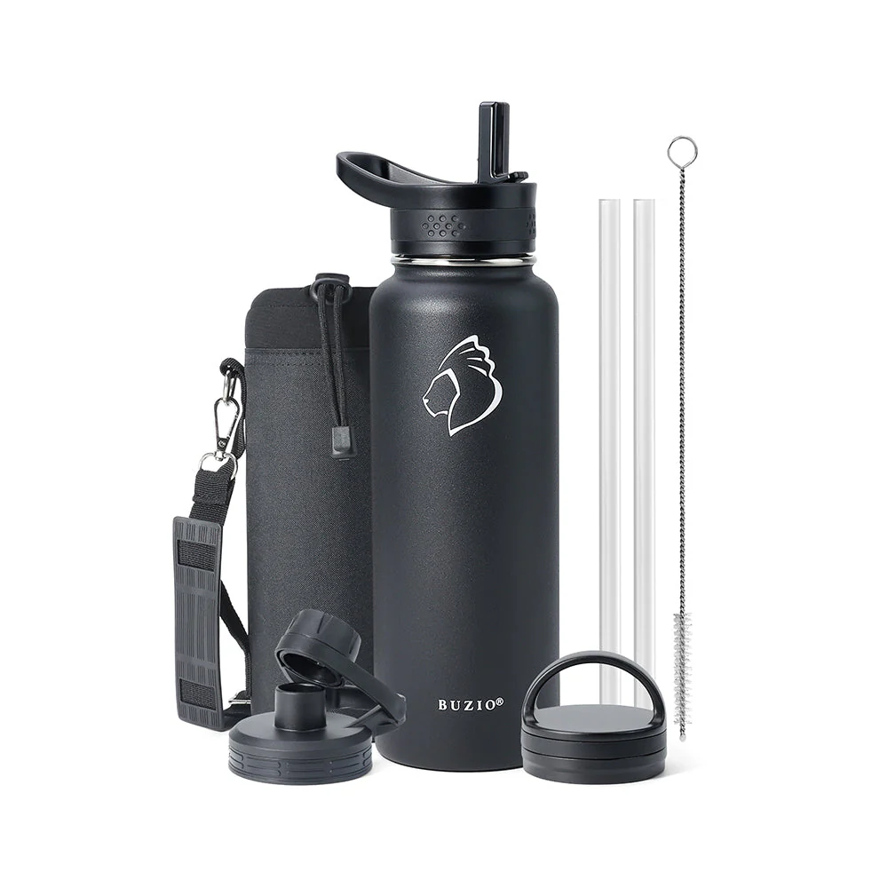 Trio Series Insulated Water Bottle with 3 Lids | 40oz - Image 7