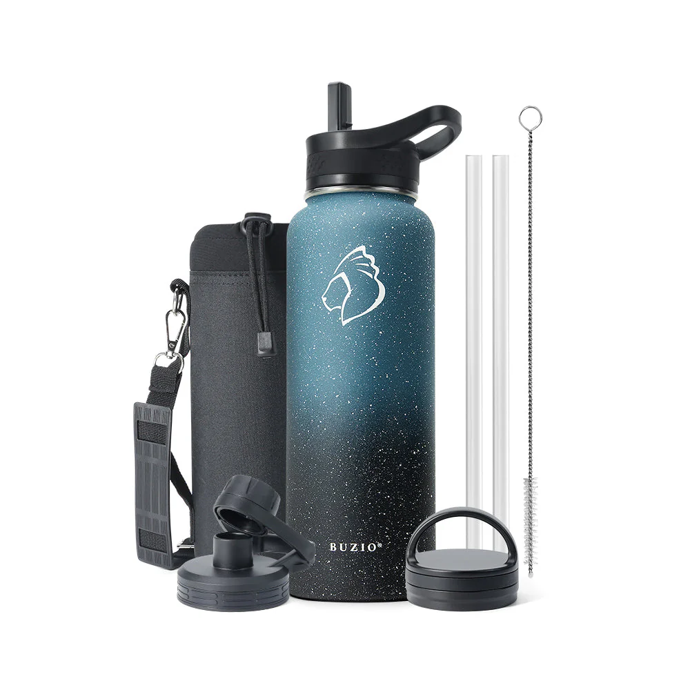 Trio Series Insulated Water Bottle with 3 Lids | 40oz - Image 9