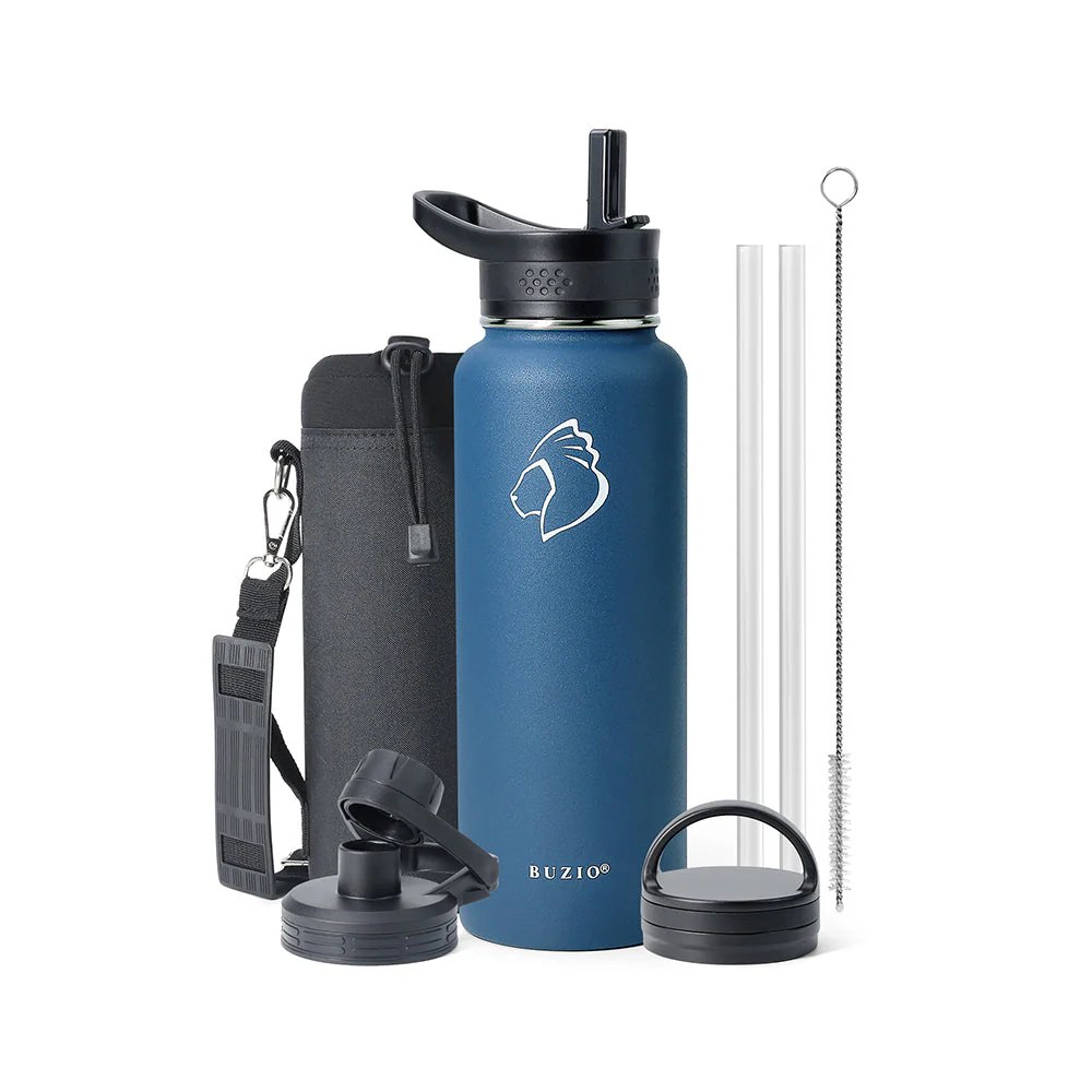 Trio Series Insulated Water Bottle with 3 Lids | 32oz - 64oz - Image 15