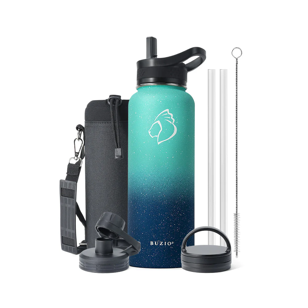 Trio Series Insulated Water Bottle with 3 Lids | 32oz - 64oz - Image 19
