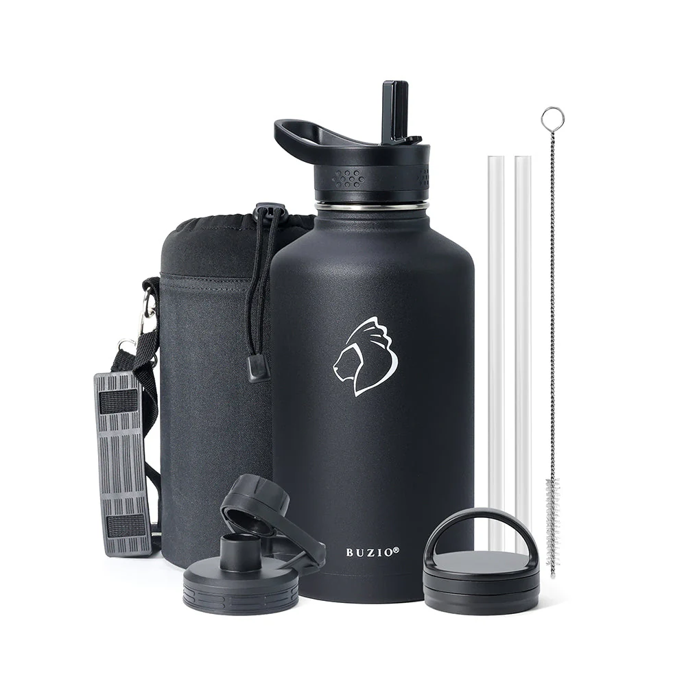 Trio Series Insulated Water Bottle with 3 Lids | 32oz - 64oz - Image 25