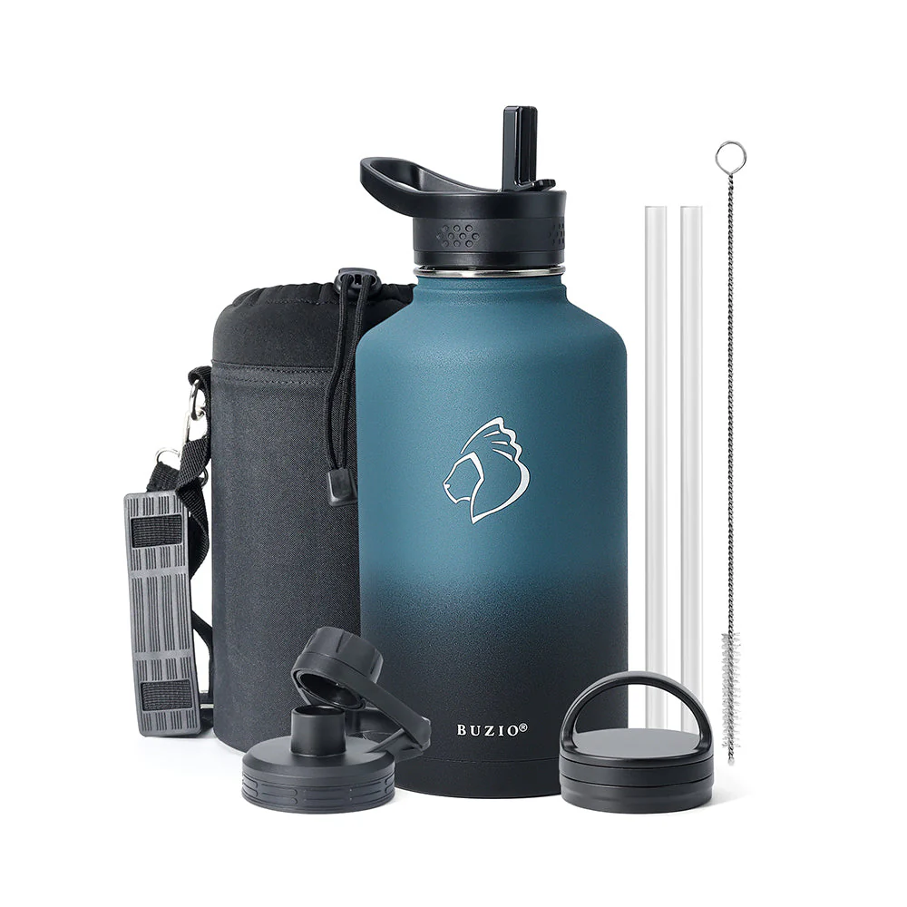 Trio Series Insulated Water Bottle with 3 Lids | 32oz - 64oz - Image 29