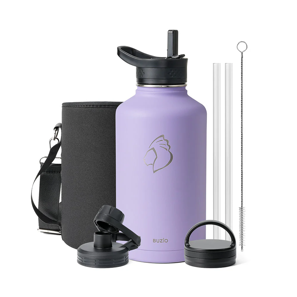 Trio Series Water Bottle with 3 Lids | 64oz - Image 13