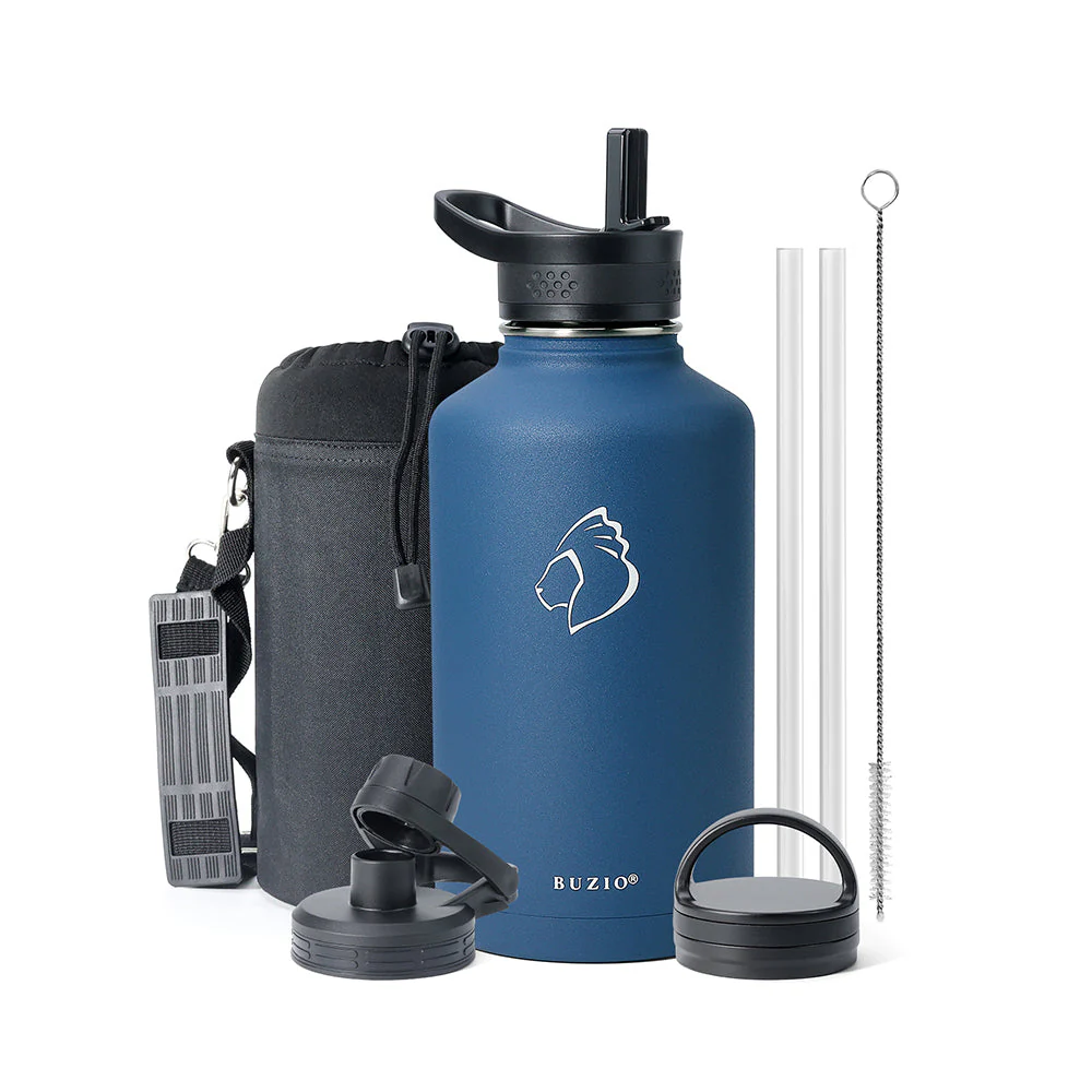 Trio Series Insulated Water Bottle with 3 Lids | 32oz - 64oz - Image 35
